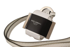 Dolce & Gabbana Chic Leather Airpods Case in Monochrome