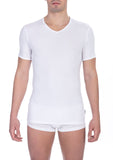 Bikkembergs White Cotton Men's T-Shirt