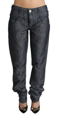 Acht Elegant Mid Waist Straight Cut Denim