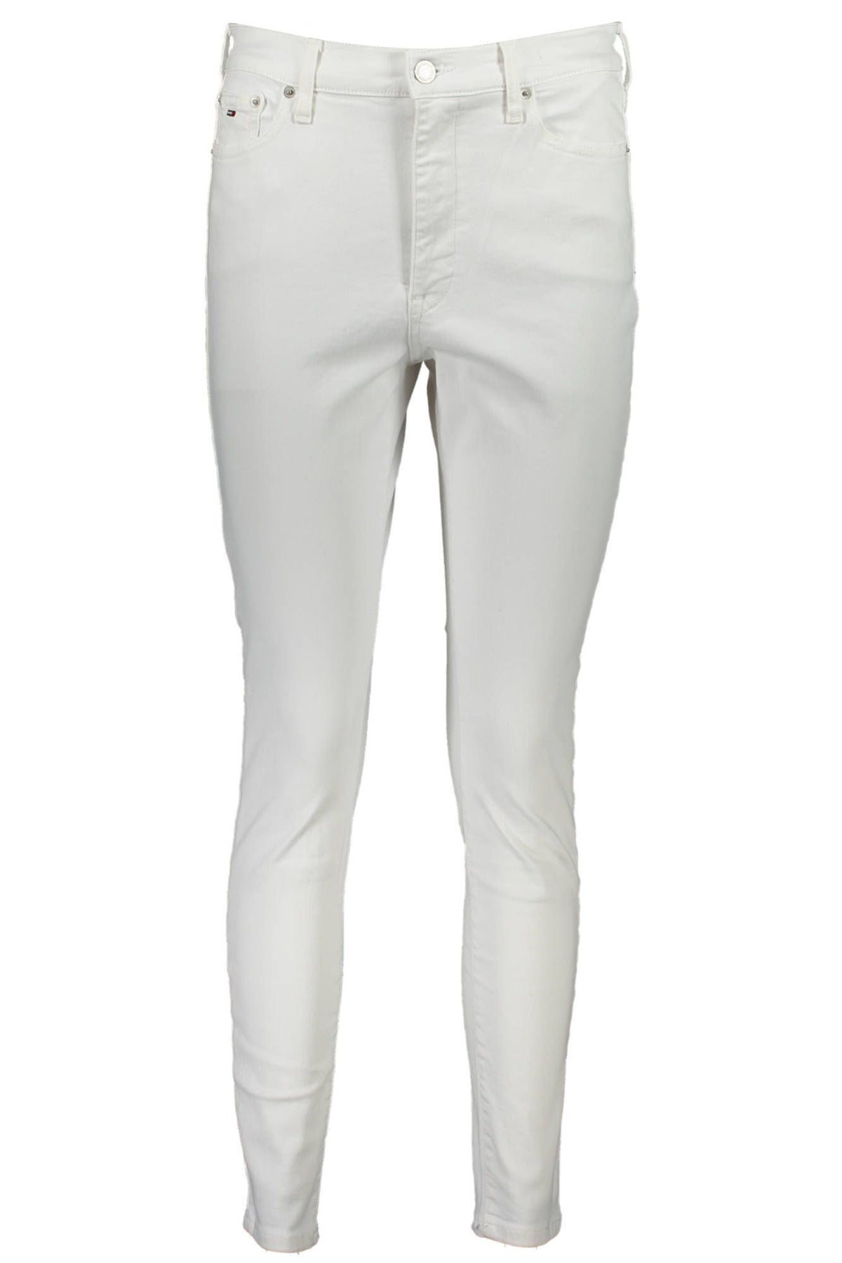 Tommy Hilfiger White Cotton Women Jeans