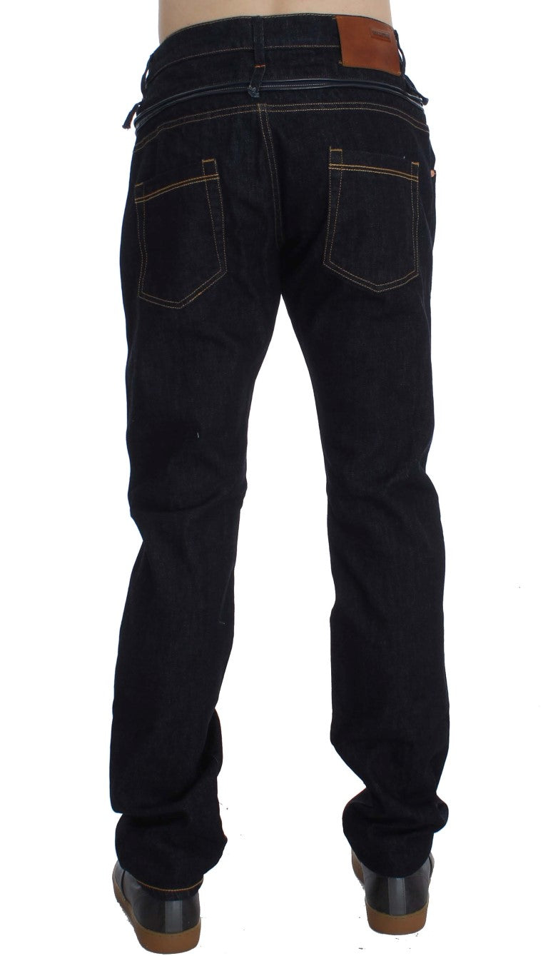 Acht Elegant Straight Fit Mens Luxury Jeans