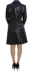 Exte Elegant Two-Piece Black Skirt Suit