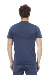 Baldinini Trend Blue Cotton Men's T-Shirt