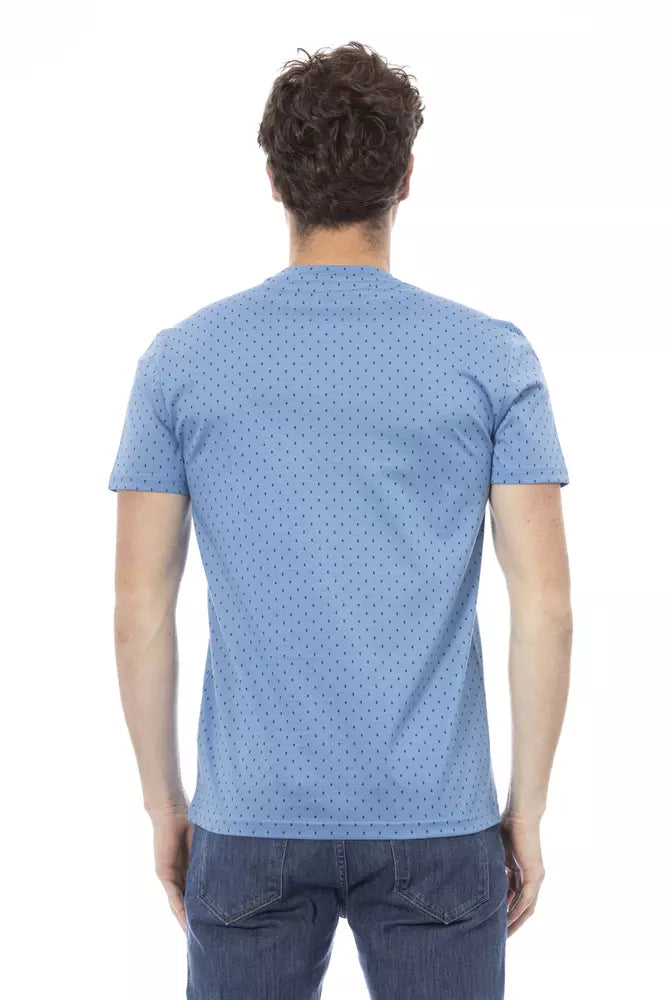 Baldinini Trend Light Blue Cotton Men T-Shirt