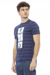 Baldinini Trend Blue Cotton Men T-Shirt