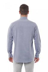 Bagutta Gray Cotton Men Shirt