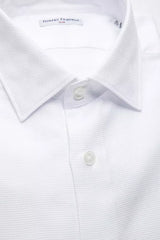 Robert Friedman White Cotton Men Shirt