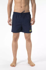 Just Cavalli Blue Nylon Men Swim Shorts