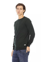 Baldinini Trend Green Fabric Men Sweater