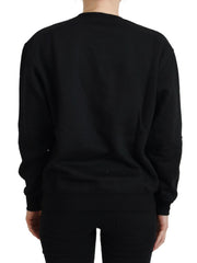 Philippe Model Chic Black Printed Cotton Sweater