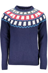 Gant Blue Wool Men Sweater