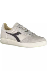 Diadora Gray Leather Women Sneaker