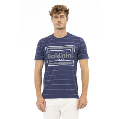 Baldinini Trend Blue Cotton Men T-Shirt