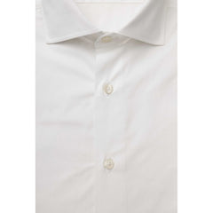 Bagutta White Cotton Men's Shirt