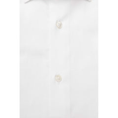 Bagutta White Cotton Men Shirt