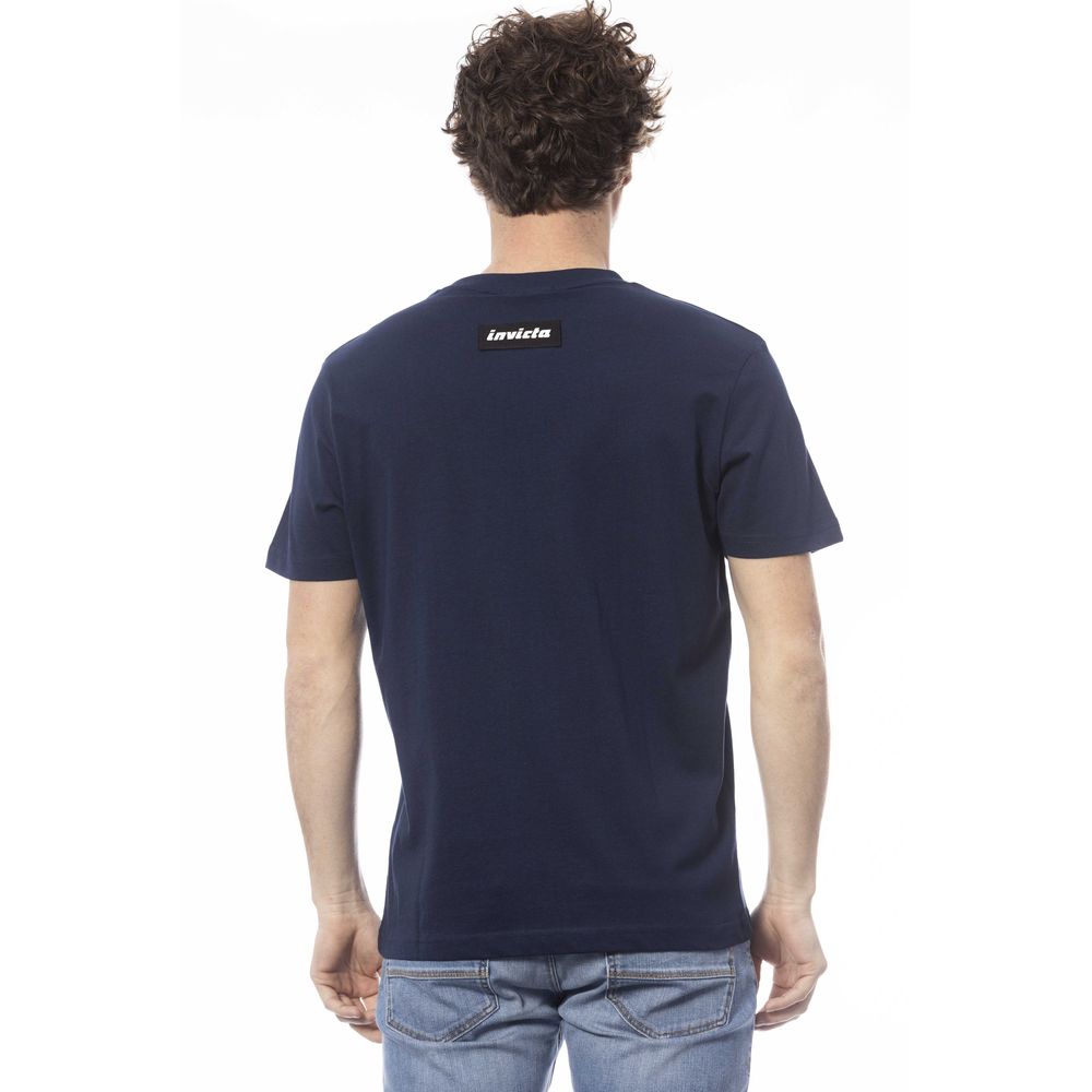 Invicta Blue Cotton Mens T-Shirt