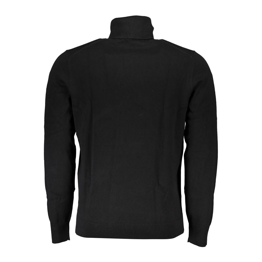 Hugo Boss Black Cotton Men Sweater