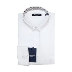 Aquascutum Elegant White Cotton Blend Shirt