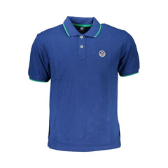 North Sails Blue Cotton Polo Shirt