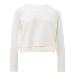 Armani Exchange Elegant White Polyamide Sweater