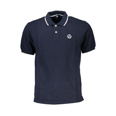 North Sails Blue Cotton Polo Shirt