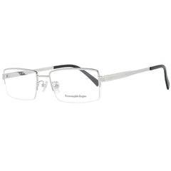 Ermenegildo Zegna Silver Men Optical Frames