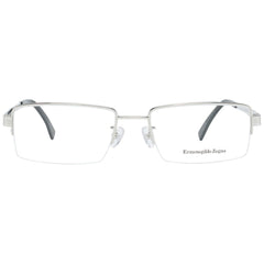 Ermenegildo Zegna Silver Men Optical Frames