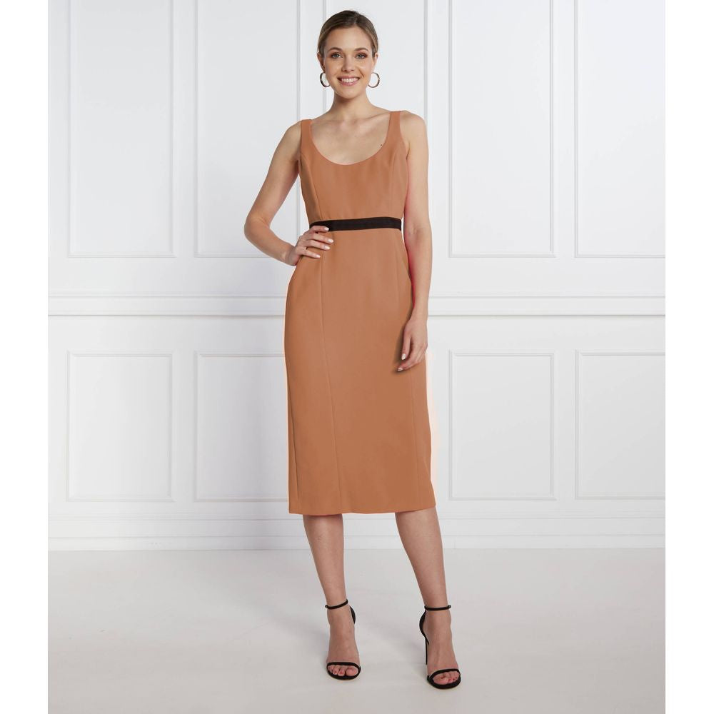 PINKO Brown Polyester Dress