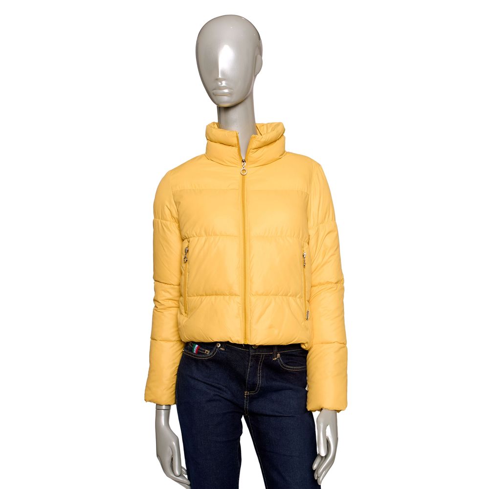 Baldinini Trend Yellow Polyester Women Jacket