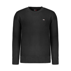 Tommy Hilfiger Black Cotton Men Sweater