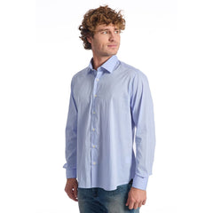 Baldinini Trend "Light Blue Cotton Men Shirt"