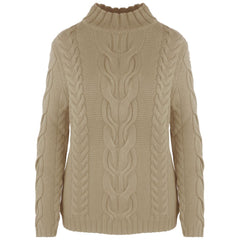 Malo Brown Wool Sweater