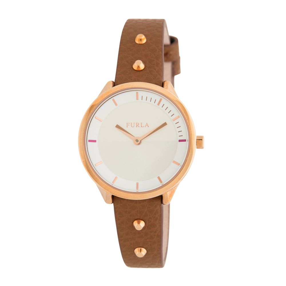 Furla Brown Leather Watch