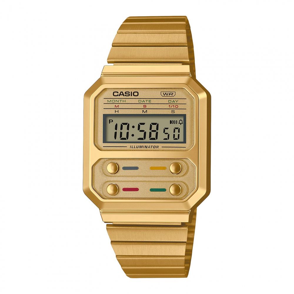 Casio Gold Steel Watch