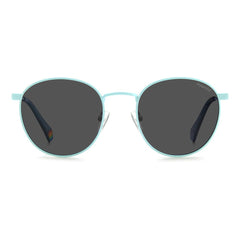 Polaroid Blue Stainless Steel Sunglasses