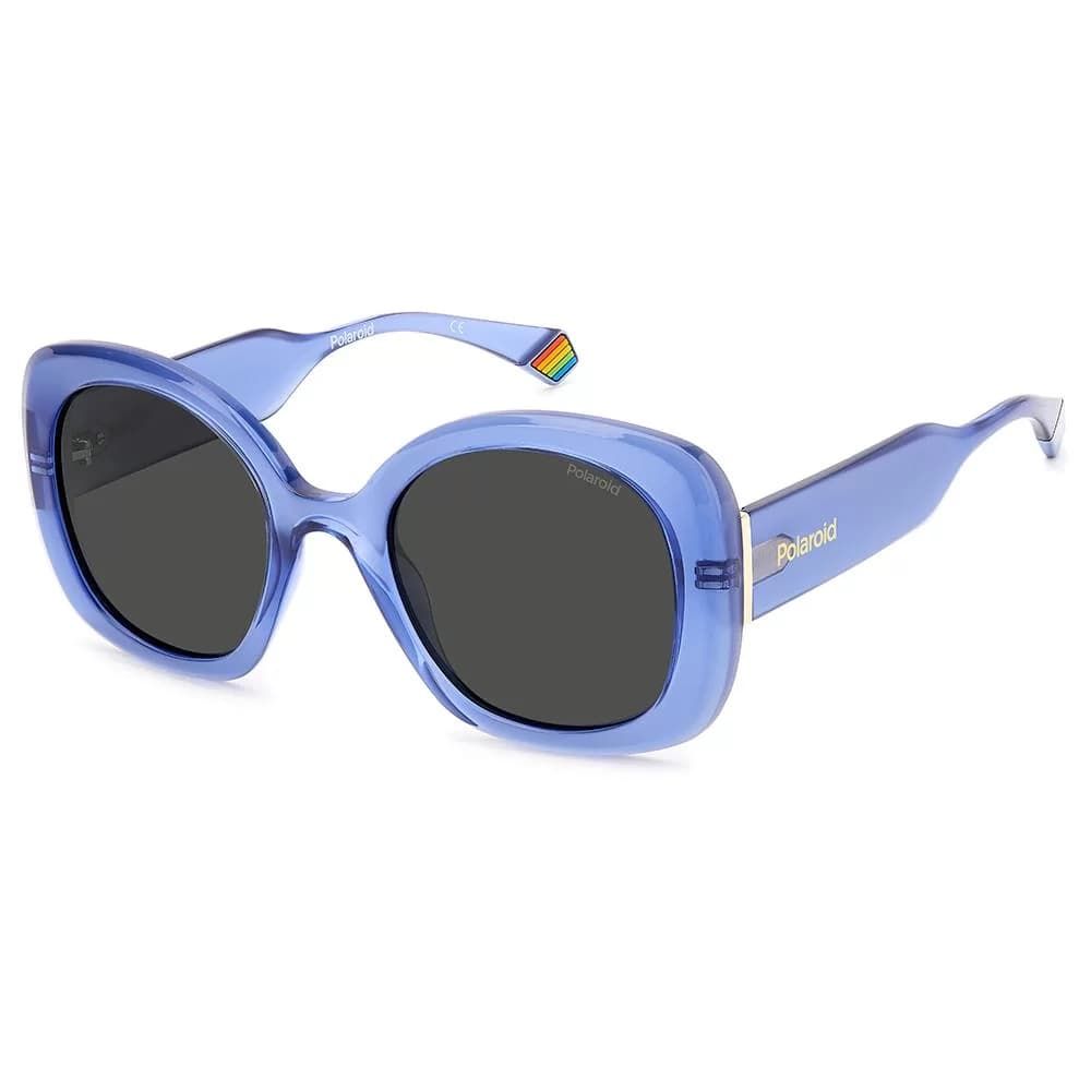 Polaroid Blue Metal Sunglasses