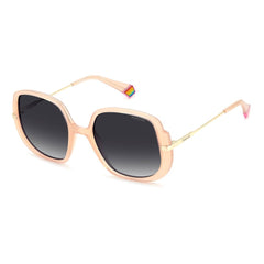 Polaroid Pink Metal Sunglasses