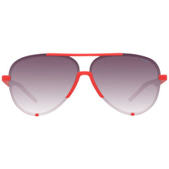 Polaroid Red Plastic Sunglasses