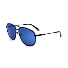 Polaroid Blue Metal Sunglasses