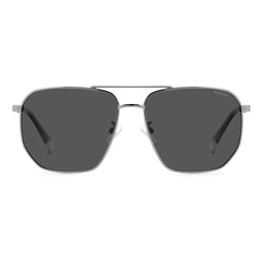 Polaroid Gray Metal Sunglasses