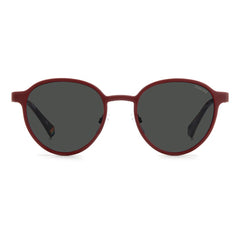 Polaroid Red Metal Sunglasses