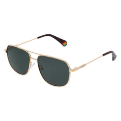 Polaroid Gold Metal Sunglasses