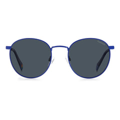 Polaroid Blue Stainless Steel Sunglasses