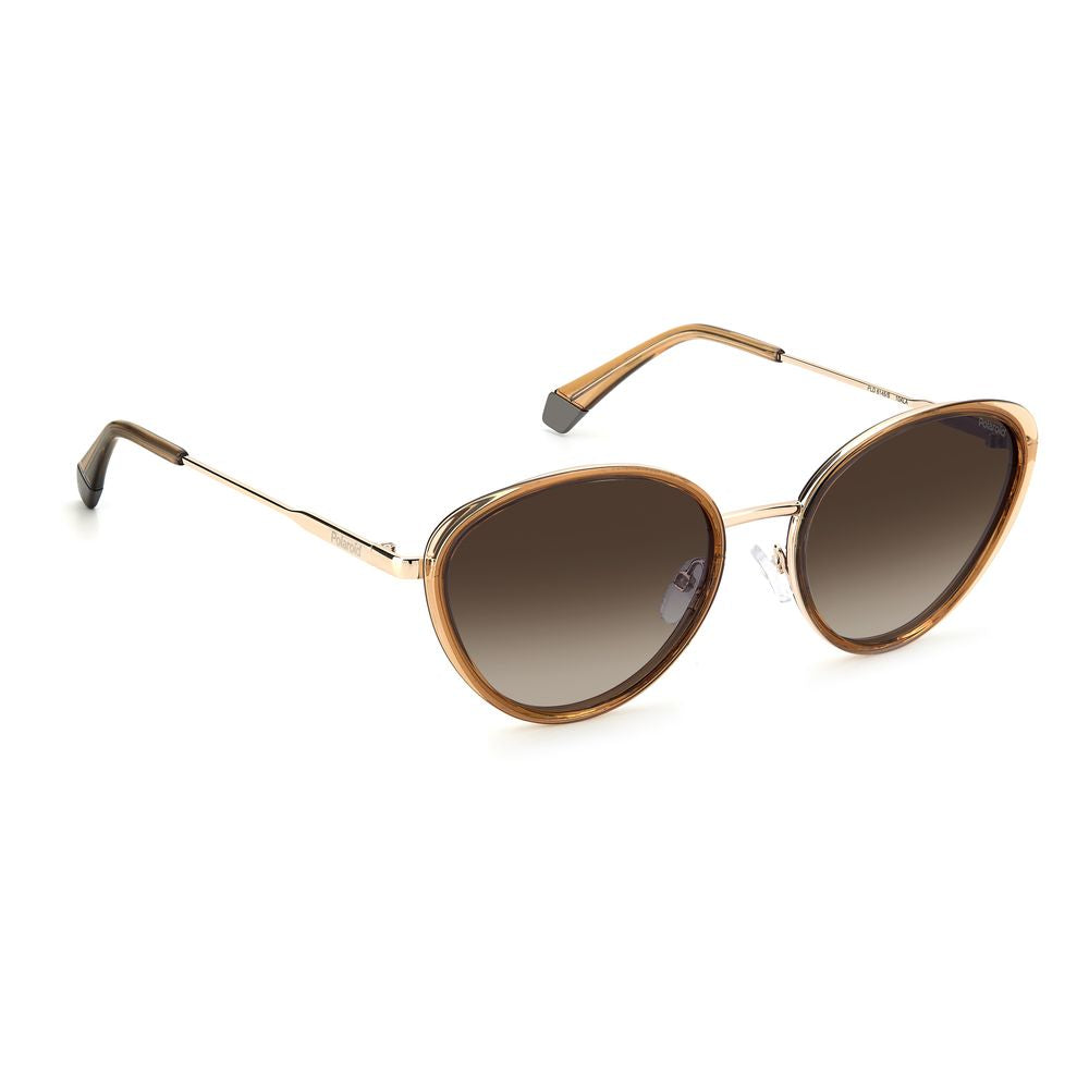 Polaroid Beige Plastic Sunglasses