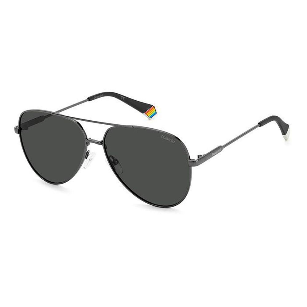 Polaroid Gray Metal Sunglasses