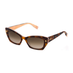 Furla Brown Plastic Sunglasses