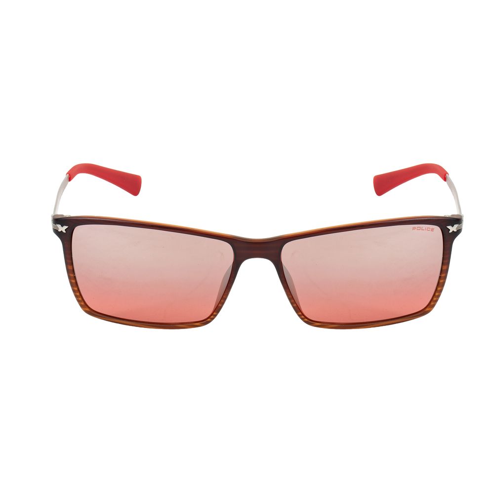 Police Red Injected Sunglasses