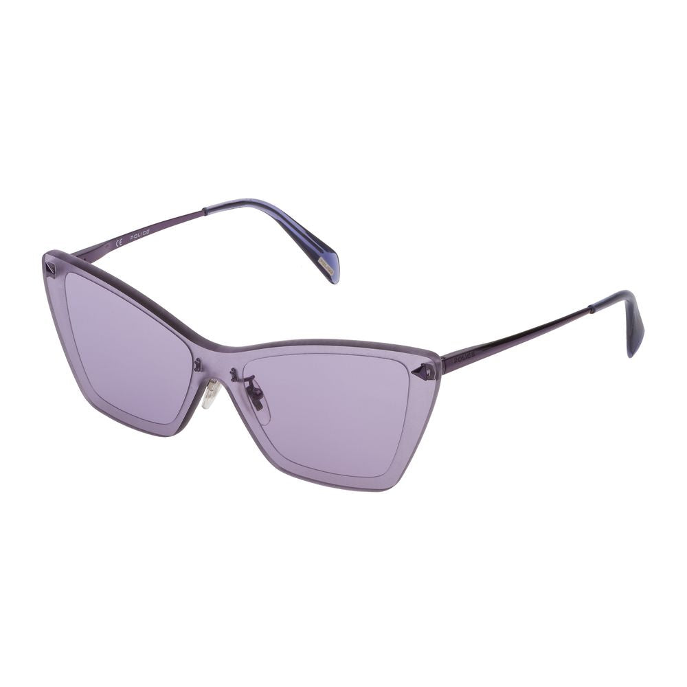 Police Purple Metal Sunglasses