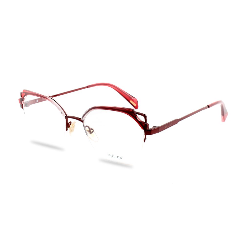 Police Red Combined Metal Sunglasses