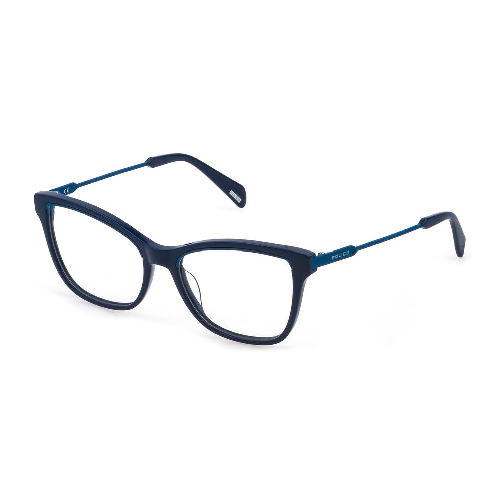 Police Blue Plastic Sunglasses